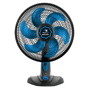 Ventilador Mesa Mallory Ozonic Preto/ Azul