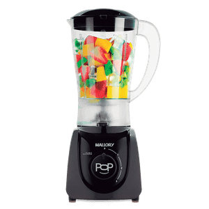 LIQUIDIFICADOR MALLORY TORNADO POP PRETO 3 VELOCIDADES E PULSAR 127V