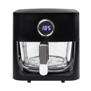 Fritadeira Mallory Air Fryer Cookglass com Cuba de Vidro Temperado Super Resistente - 4,5Litros - 1500W de Potência
