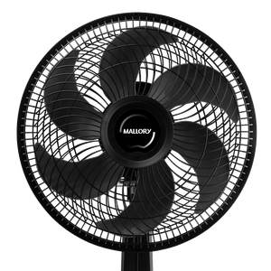VENTILADOR MALLORY MESA TURBO COMPACT PRETO - GRAFITE 30 CM