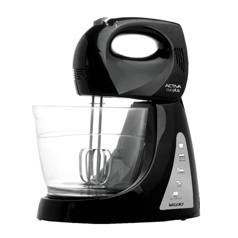 Batedeira Mallory Activa Duo Plus Preta-1762981602829