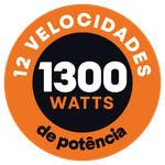 Liquidificador Mallory Taurus Preto 12 velocidades 1300W-1762986334073