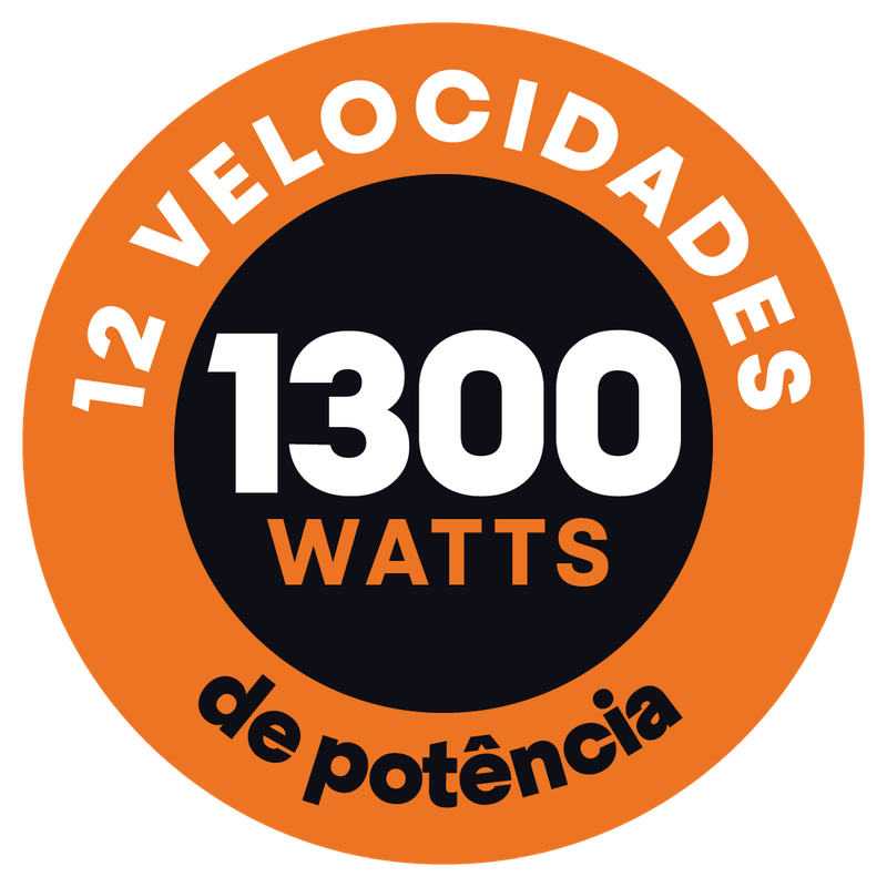 Liquidificador Mallory Taurus Preto 12 velocidades 1300W-1762986334073