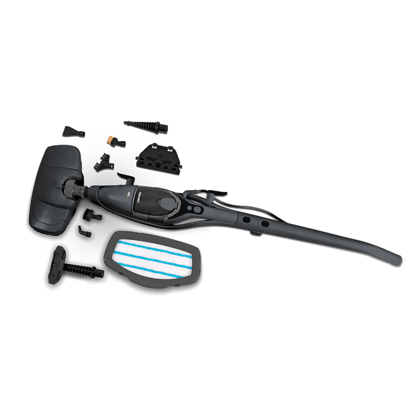 Vaporizador de Pisos Mallory Max Steam 2 em 1 - 1500W, Controle de Vapor, 9 Acessórios, Autonomia 14min, Cabo 5m, Portátil e Leve-1762987015791