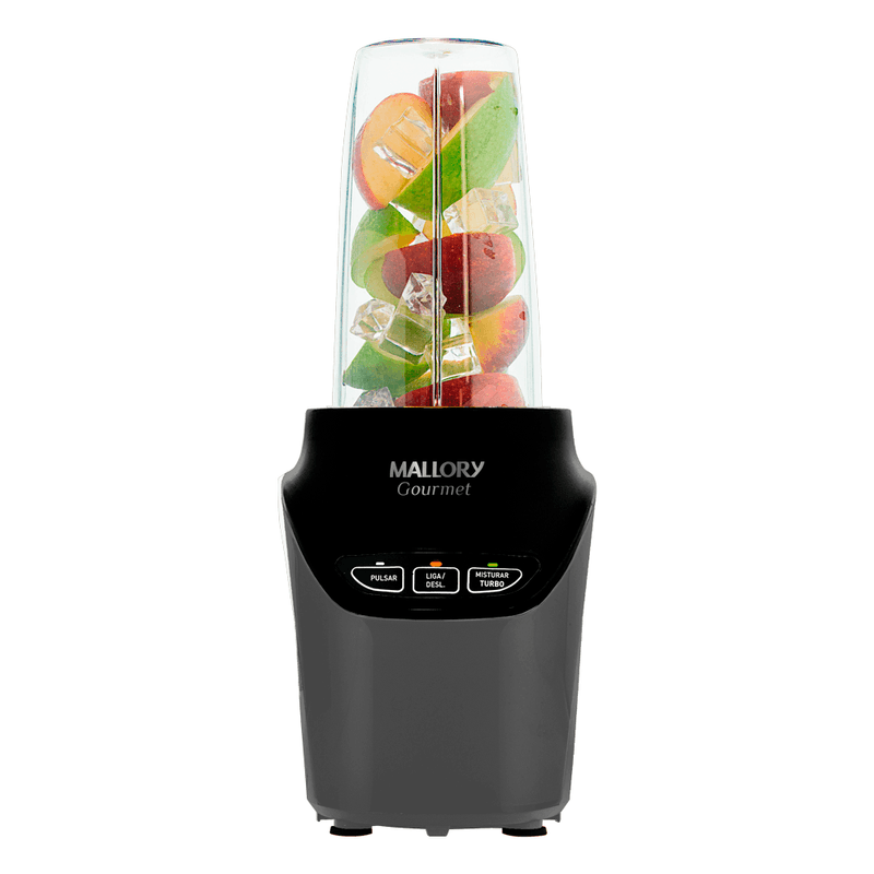 Liquidificador e Processador Mallory Gourmet - 1000W, 6 Lâminas em Aço Inox, Tritura Gelo, Painel Easy Touch, 2 Copos Tritan com Tampas-1762987154151