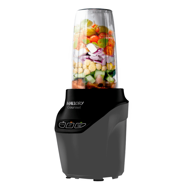 Liquidificador e Processador Mallory Gourmet - 1000W, 6 Lâminas em Aço Inox, Tritura Gelo, Painel Easy Touch, 2 Copos Tritan com Tampas-1762987157143