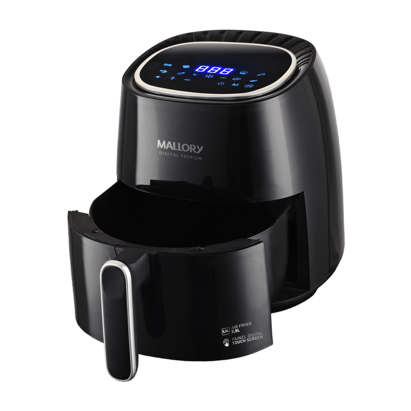Fritadeira Mallory Air Fryer Digital Premium 5,5Litros - Painel 100% Digital - 1500W de Potência-1762989354949