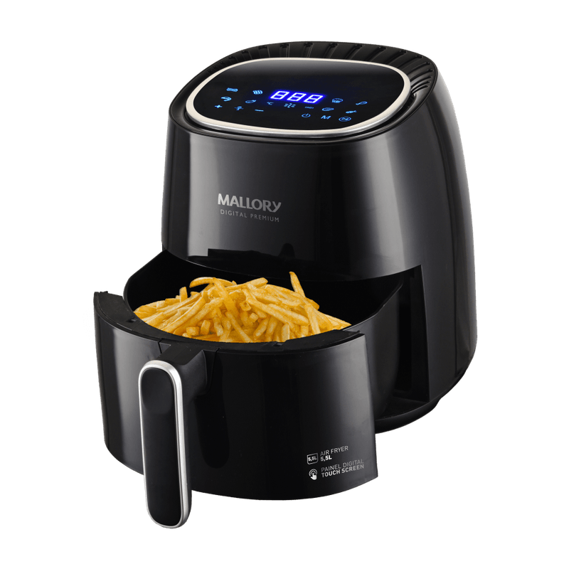 Fritadeira Mallory Air Fryer Digital Premium 5,5Litros - Painel 100% Digital - 1500W de Potência-1762989360406