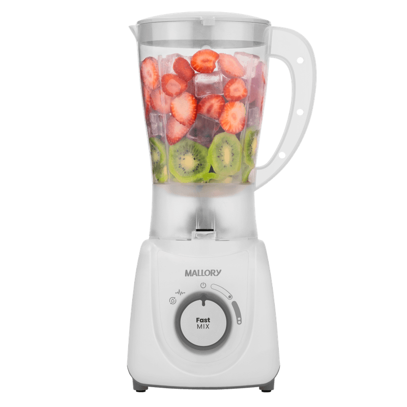 Liquidificador Mallory Fast Mix Branco 2 Velocidades 600W com Função Pulsar-1762989400369