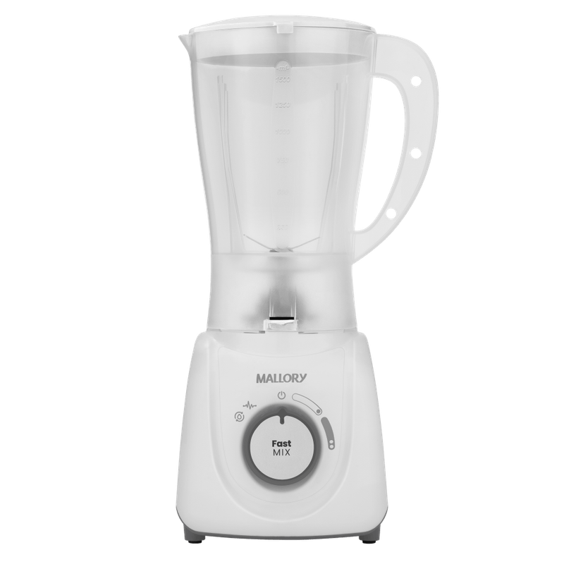Liquidificador Mallory Fast Mix Branco 2 Velocidades 600W com Função Pulsar-1762989413125
