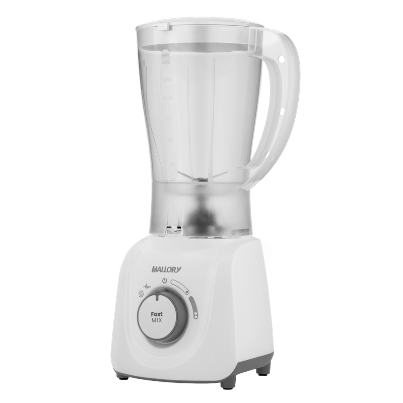 Liquidificador Mallory Fast Mix Branco 2 Velocidades 600W com Função Pulsar-1762989419104