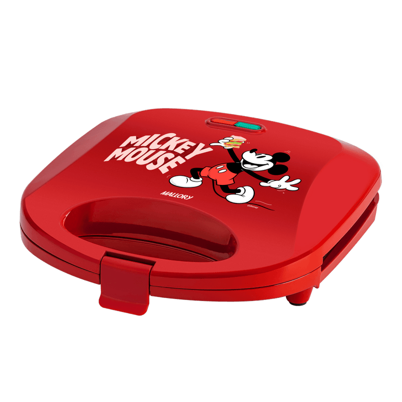 Sanduicheira Elétrica Mallory Mickey Mouse Funny Plates - Placas com Design, Superfície Antiaderente, Luzes LED, Alça com Toque Frio-1762989842390