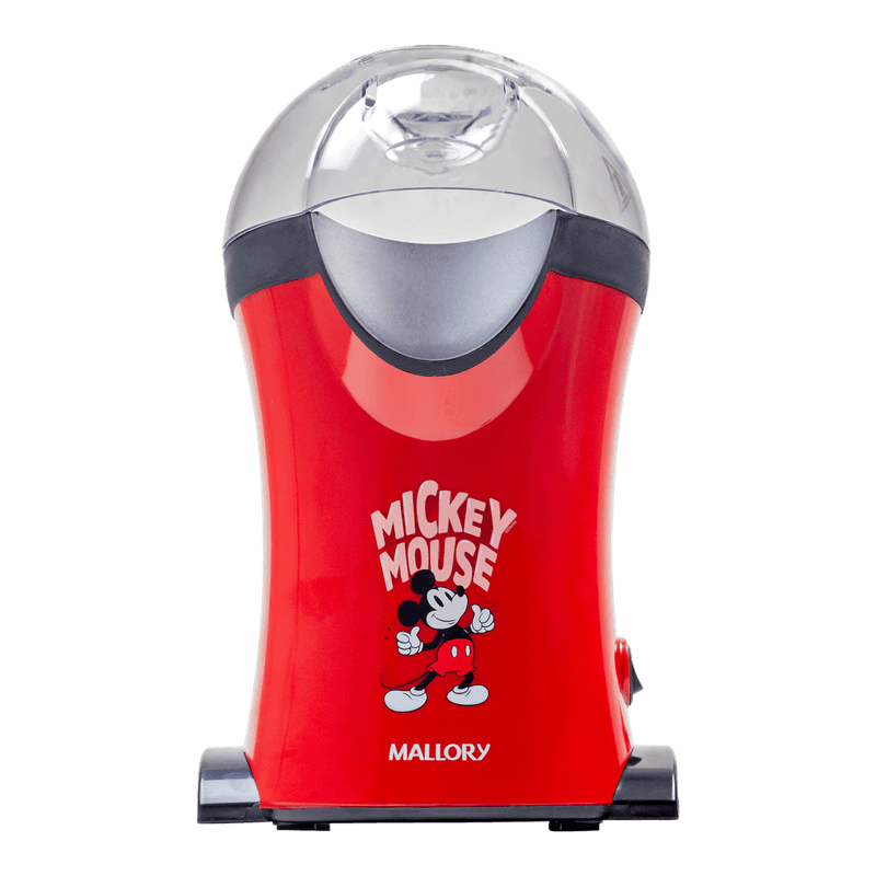 Pipoqueira Elétrica Mallory Mickey Mouse - Pipocas Sequinhas e Sem Óleo, Bocal Expedidor, Copo Medidor para Manteiga e Pés Antiderrapantes-1762989949987