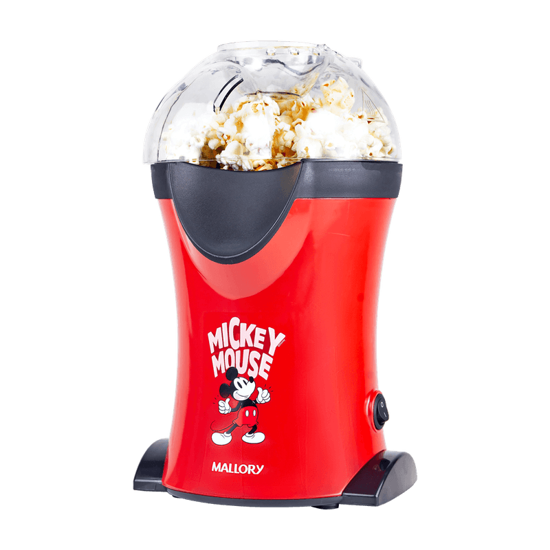 Pipoqueira Elétrica Mallory Mickey Mouse - Pipocas Sequinhas e Sem Óleo, Bocal Expedidor, Copo Medidor para Manteiga e Pés Antiderrapantes-1762989965642