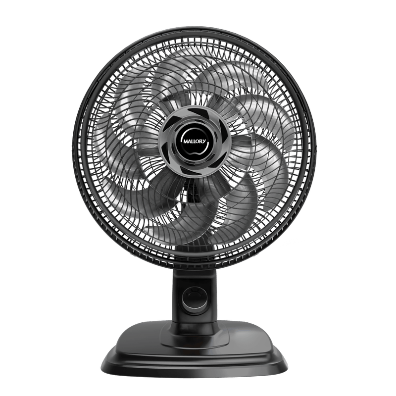 Ventilador de Mesa e Parede Mallory Egeo, Silencioso, Hélice de 15 pás, Grade Especial em Sistema TS, Máxima Vazão e Mínimo Ruído -- PR-GR-1762990372224