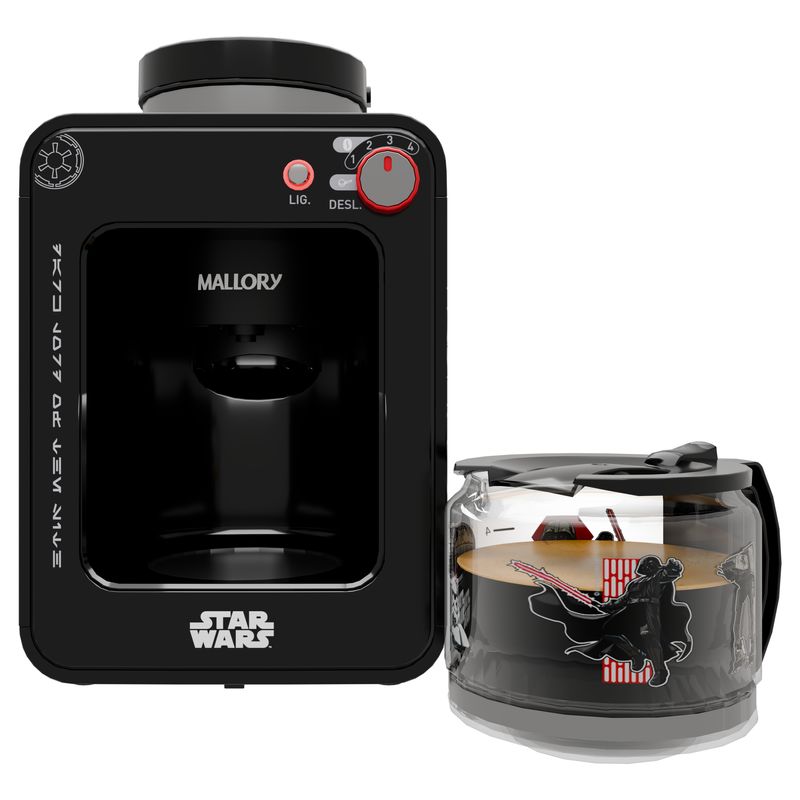 Cafeteira e Moedor de Grãos Mallory Star Wars Darth Brew Jarra Especial-1784827124098